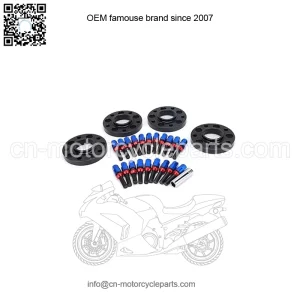 BMW 5*120 72.56mm flange 20mm 4PCS with M14*1.25 cone bolts