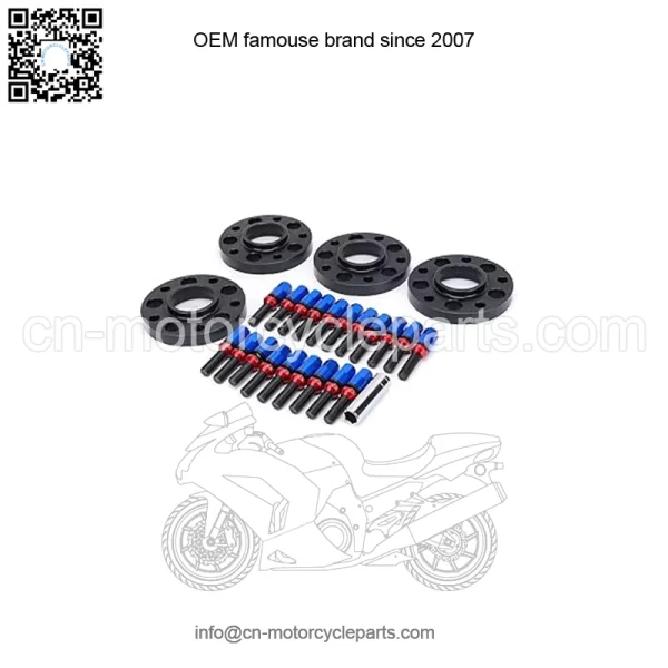 BMW 5*120 72.56mm flange 20mm 4PCS with M14*1.25 cone bolts - Image 3