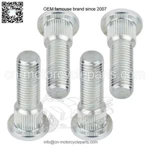 4 Rear Wheel Hub Stud Bolt for Honda TRX450 Es S Foreman 450 4X4 Es S 1998-2001 (For: Honda)