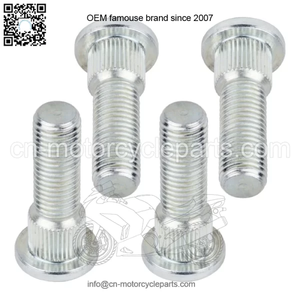 4 Rear Wheel Hub Stud Bolt for Honda TRX450 Es S Foreman 450 4X4 Es S 1998-2001 (For: Honda)