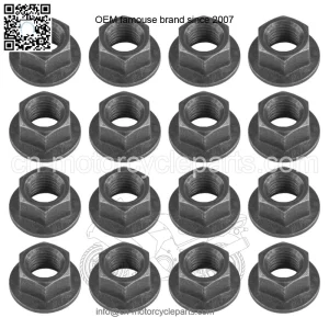 16x Front Wheel Hub Nut for Yamaha Raptor 700 700R YFM700R 2006 2007 2008-2013  (For: Yamaha Raptor 700)
