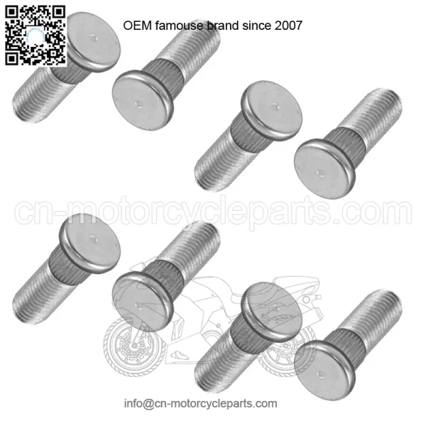 8 Front or Rear Hub Stud Bolt Fits Kawasaki Brute Force 750 KVF750 4x4I 2008-11 (For: Kawasaki) - Image 4