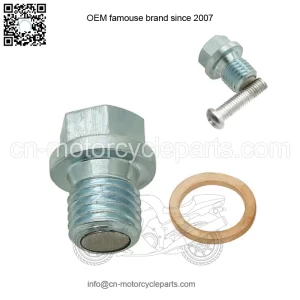 Magnetic Oil Drain Plug Bolt Kit For Honda TRX 70 90 125 200 250 350 400 420 (For: More than one vehicle)