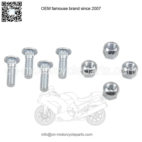 Wheel Stud & Nut Kit for 2014-2020 Honda TRX420FM1 FourTrax Rancher