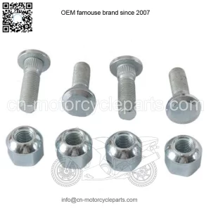 Rear Wheel Stud and Nut Kit for 2007-2013 Honda TRX420TM FourTrax cg (For: Honda)