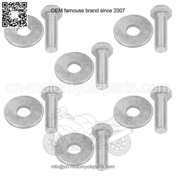 Hex Bolt Screw with Washer For 1/2-20 x 1 1/2 Grade 8 Fine Thtaad Zinc Plated