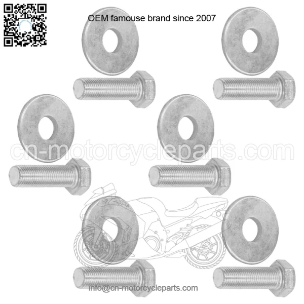 Hex Bolt Screw with Washer For 1/2-20 x 1 1/2 Grade 8 Fine Thtaad Zinc Plated - Image 5