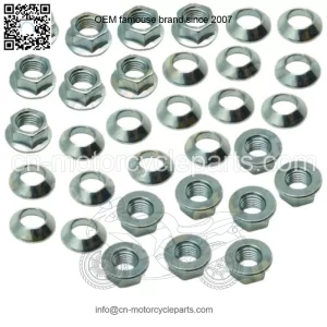 16 Specbolt TRX450 Fourtrax ATV Lug Nut Kit Honda  TRX450R M10-1.25 Flange Nuts