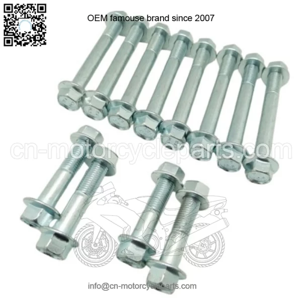 SPECBOLT ATV FRONT SUSPENSION BOLT KIT FOR HONDA TRX450R TRX450ER SHOCK & A-ARMS - Image 4