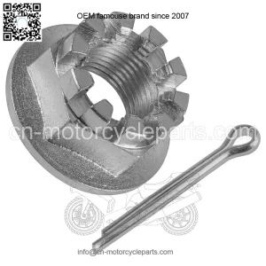 Rear Axle Castle Nut & Pin for Honda TRX450R 2005-2009