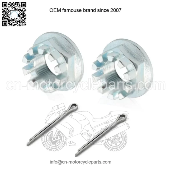 Axle Nut W/Pin For Honda Foreman 450 TRX450 FE/FM TRX450S TRX450ES 4x4 1998-2004