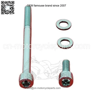 HONDA TRX450R, 450ER, 400EX, 400X POLISHED STAINLESS OIL FILTER COVER BOLT KIT