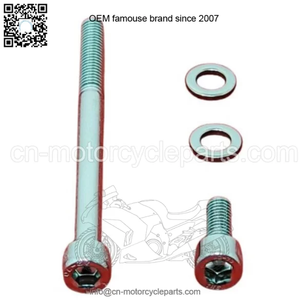 HONDA TRX450R, 450ER, 400EX, 400X POLISHED STAINLESS OIL FILTER COVER BOLT KIT