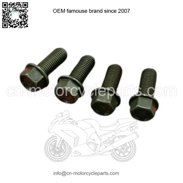 4 X NEW Footpeg Peg Bolts Yamaha Banshee YFZ450 Raptor 660 Warrior Blaster - Image 2