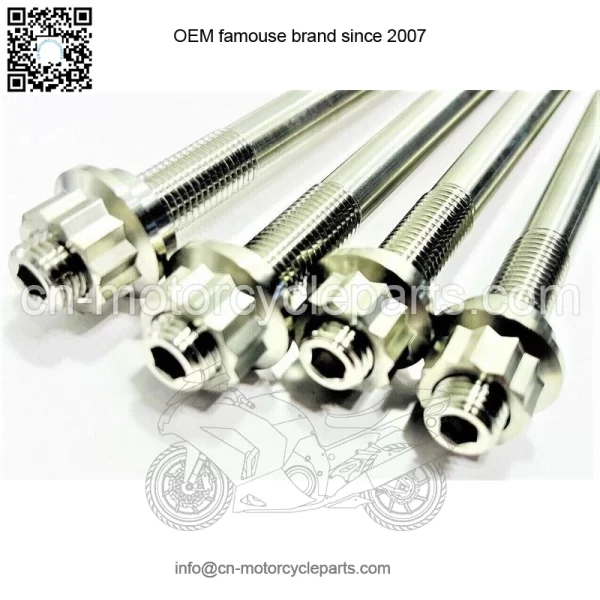 YFZ450R YFZ 450R Head Studs Stud Kit Titanium After Market Stronger Upgrade - Image 2