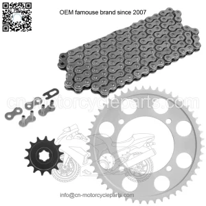 Drive Chain & Sprockets For Kawasaki KLX140 2008-2024 428 Pitch 122 Link