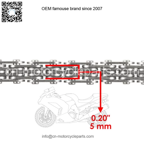 Camshaft Chain & Guides For Yamaha Grizzly 700 YFM700 2007-08 2011-2015 2019-23(For: Yamaha Rhino 700) - Image 4