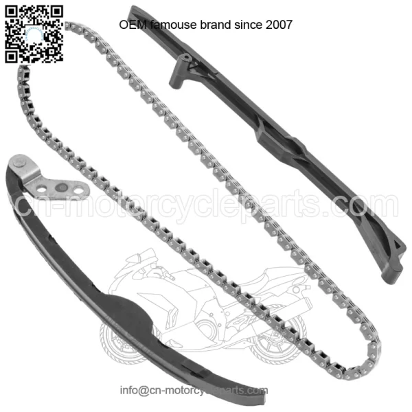 Camshaft Chain & Guides For Yamaha Grizzly 700 YFM700 2007-08 2011-2015 2019-23(For: Yamaha Rhino 700) - Image 5