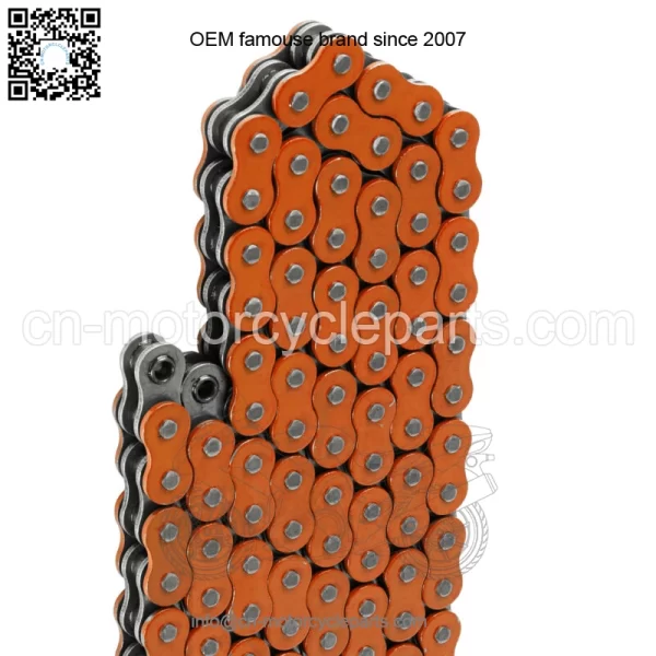 O-Ring Orange Drive Chain for Honda TRX450R 2004 2005 2006 2007 2008 (For: Honda) - Image 4