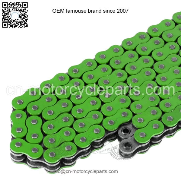 O-Ring Drive Chain for Yamaha Raptor 700 YFM700R Se 2006-2013 Green (For: Yamaha Raptor 700) - Image 3