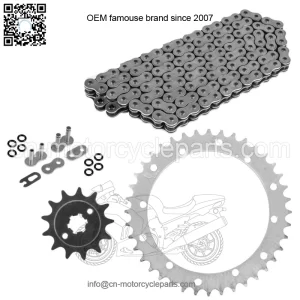 O-Ring Drive Chain & Sprockets Kit for Yamaha Blaster 200 YFS200 1988-2006 (For: Yamaha YFS200)