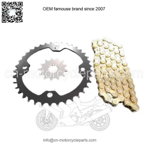2004-2013 YAMAHA YFZ450 JT SPROCKET 14/38 & AND EK SRO GOLD O-RING CHAIN SET KIT