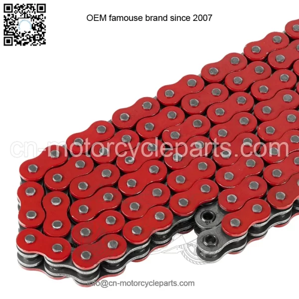 Polaris Scrambler 500 4X4 1997-2012 Red O-Ring Drive Chain - Image 3