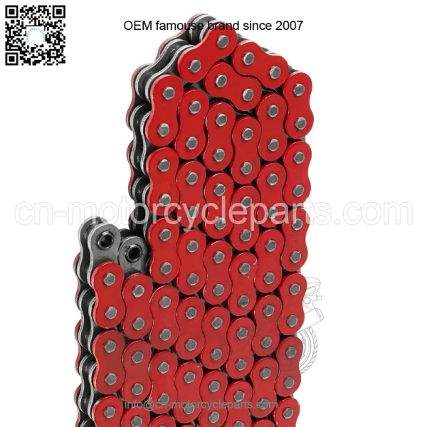 Polaris Scrambler 500 4X4 1997-2012 Red O-Ring Drive Chain - Image 4