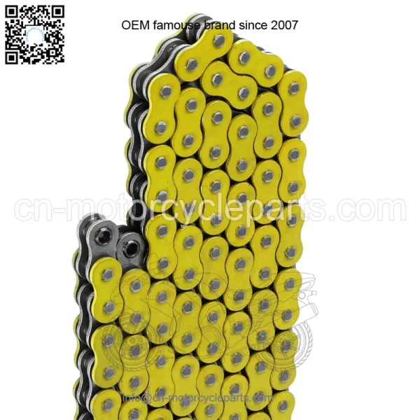 Polaris Scrambler 500 4X4 1997-2012 Yellow O-Ring Drive Chain - Image 4