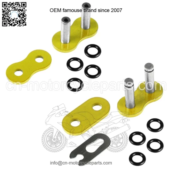 Polaris Scrambler 500 4X4 1997-2012 Yellow O-Ring Drive Chain - Image 5