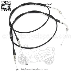 Throttle Push & Pull Cable Set For Honda Magna 700 VF700C 1984-1987 (For: Honda)