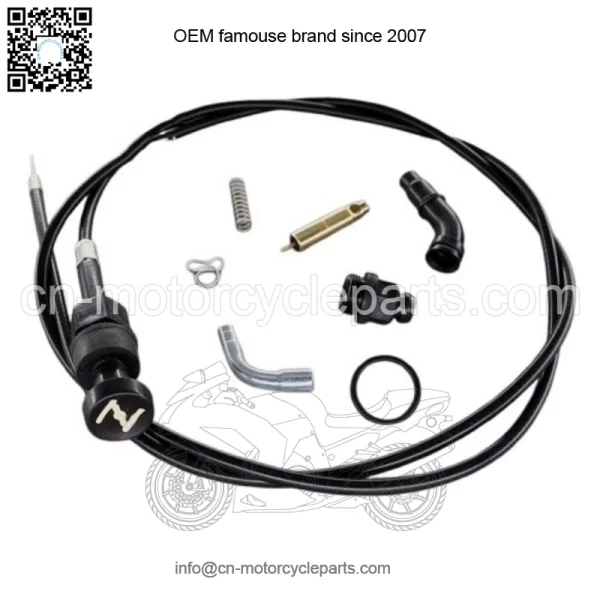 Choke Cable & Carburetor Plunger Valve For Honda Foreman 450 TRX450 FE FM ES S - Image 2