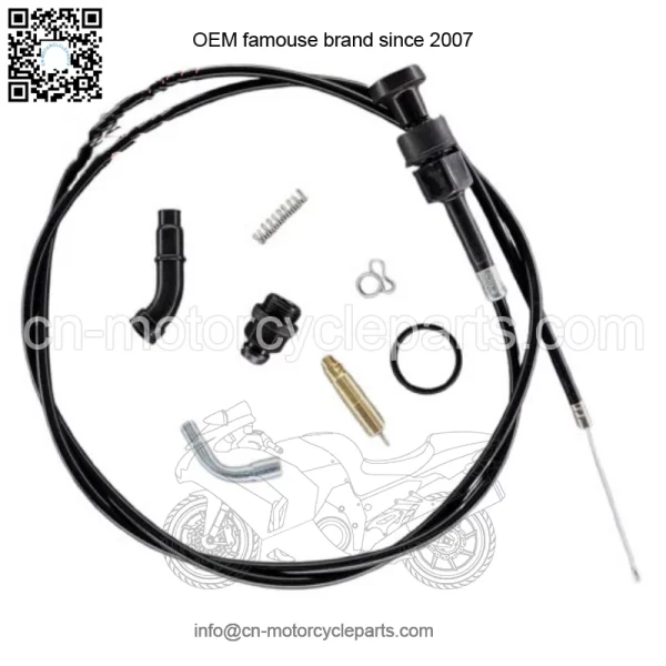 Choke Cable & Carburetor Plunger Valve For Honda Foreman 450 TRX450 FE FM ES S - Image 3