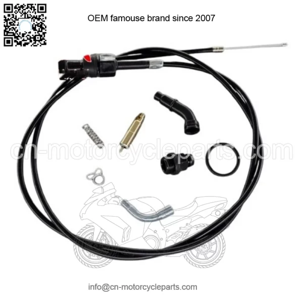 Choke Cable & Carburetor Plunger Valve For Honda Foreman 450 TRX450 FE FM ES S - Image 4