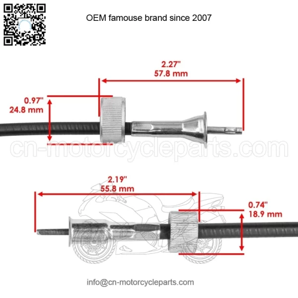 Tachometer Cable For Ford 641 700 701 740 741 800 801 840 841 900 901 941 2000 - Image 2