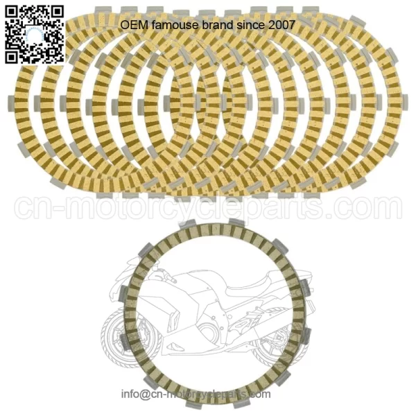 Clutch Friction Plates kit for Honda Goldwing GL1500 GL1500SE GL1500I 1988-1996 - Image 2