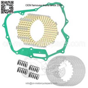 Clutch Friction Steel Plates Kit for Honda TRX450ES Foreman 450 4x4 ES 1998-2001 (For: Honda)