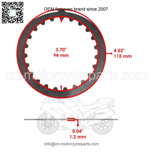 For Yamaha Blaster 200 YFS200 1988-2006 Clutch Friction Steel Plates Spring Kit (For: Yamaha YFS200) - Image 4