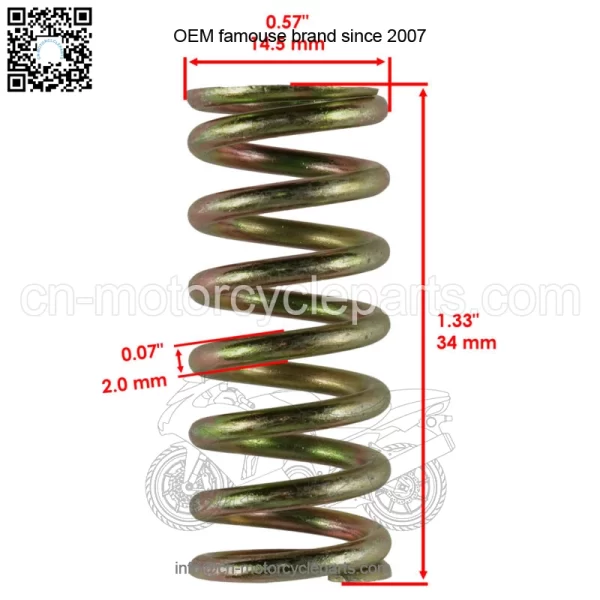 For Yamaha Blaster 200 YFS200 1988-2006 Clutch Friction Steel Plates Spring Kit (For: Yamaha YFS200) - Image 5