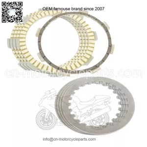 Clutch Friction And Steel Plates for Honda NX125 1988 1989 1990