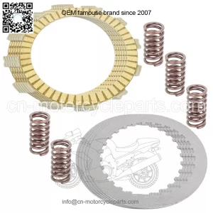 Clutch Friction Plates And Springs Kit for Honda CB650Sc Nighthawk 650 1983-85