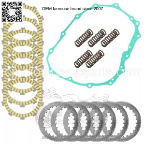 Clutch Plates Kit for Honda Sportrax 400 TRX400EX 1999-2008 / TRX400X 2009-2014