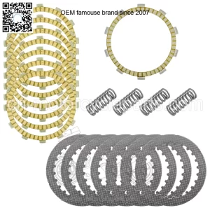 Clutch Friction Steel Plates Kit for Honda VT750C2 Shadow Spirit 750 2007-2014
