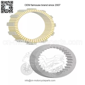 Clutch Friction And Steel Plates for Kawasaki KLR650 KL650 2011-2017