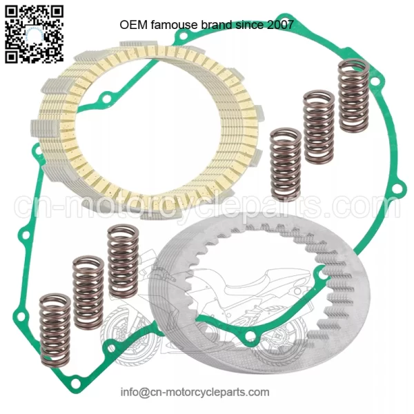 Clutch Friction Plates And Gasket Kit for Kawasaki ZX1200C ZZR1200 2002-2005