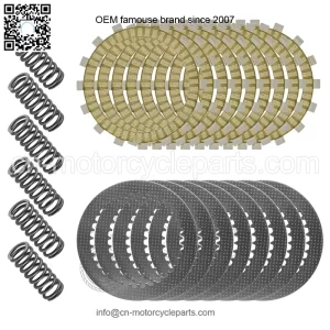 Clutch Friction Steel Plates Springs Kit for Yamaha YZF600R Thundercat 1995-2007