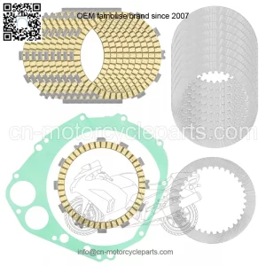 Clutch Friction Steel Plates Gasket for Suzuki GSX-R600 GSX-R600X GSXR600Z 01-05