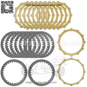 Clutch Friction Plates and Clutch Plates for Suzuki SV1000 SV1000S 2003-2007