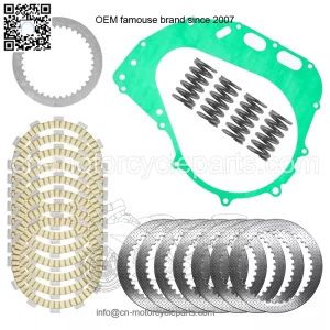 Clutch Friction Steel Plates Spring and Gasket Kit for Suzuki DR650SE 1996-2022