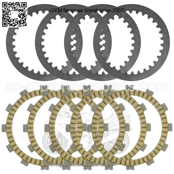 Clutch Friction Steel Plates for Suzuki RM80 RM80S 1986-2001 / RM85 2002 - 2021
